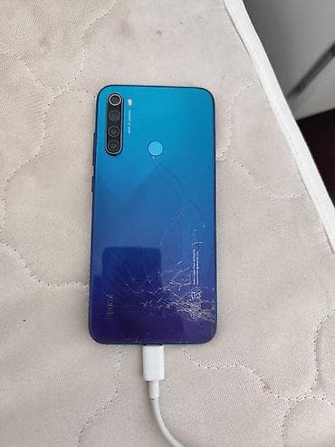 mateview 28: Redmi, Redmi Note 8, Б/у, 32 ГБ, цвет - Синий, 2 SIM — 1