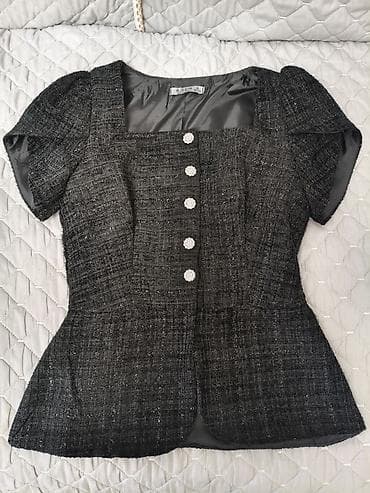 soft shell: Твидовый женский жакет-топ ADEM collection, размер S (40–42). - Цвет — 6