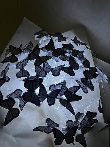 букет бабочки: Букет-бабочка с подсветкой 🦋 Ручная работа Белые бабочки с — 3