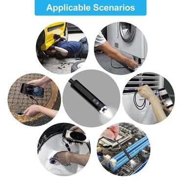 неисправный: Эндоскоп - Камера c фонариком для Трудно доступных мест, 3,5 метра+ — 8