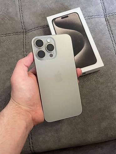 IPhone 15 Pro, 128 ГБ, Natural Titanium, Коробка, 86 %