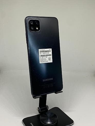Samsung Galaxy A22 5G, Б/у, 128 ГБ, цвет - Черный, 2 SIM
