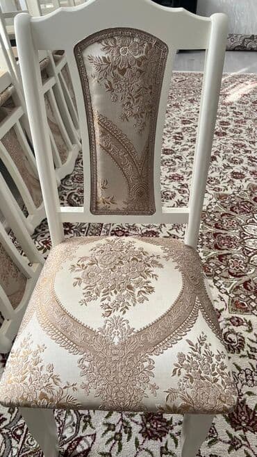 купить диваны для кафе: Стул для кухни, Новый, Дерево, цвет - Белый — 2