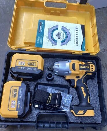 электрогайковерт купить: Аккумуляторный гайковерт, Новый, Бесплатная доставка, Платная доставка, Самовывоз — 7