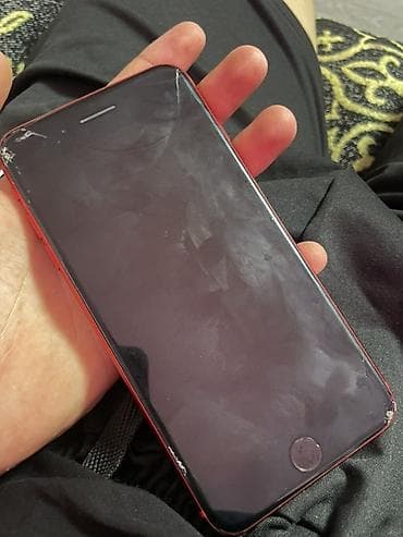 IPhone 8 Plus, Колдонулган, 64 ГБ, Кызыл, Заряддоочу түзүлүш, Каптама, 72 % — 2