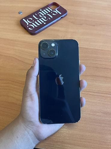 ryzen 5 5700: IPhone 13, Б/у, 128 ГБ, Midnight, Чехол, 73 % — 1