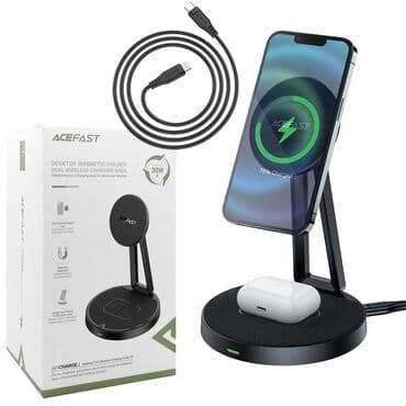 зарядно пусковое устройство купить: Беспроводное зарядное устройство ACEFAST E8 desktop 2-in-1 Расстояние — 6