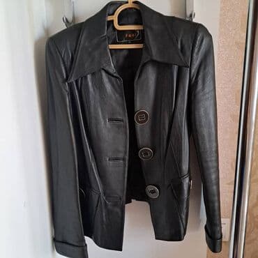 пиджаки женские бишкек: Продаю женскую куртку!!! Кожа, размер м. Цвет черная одевала 2,3 раза — 4