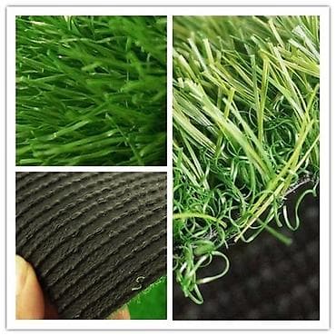 Искусственная трава (рулонное покрытие) - Реалистичная двух- и