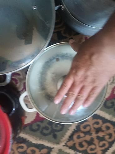instant pot: Набор кухонной посуды, 4 предмета с крышками: - Большой алюминиевый — 3