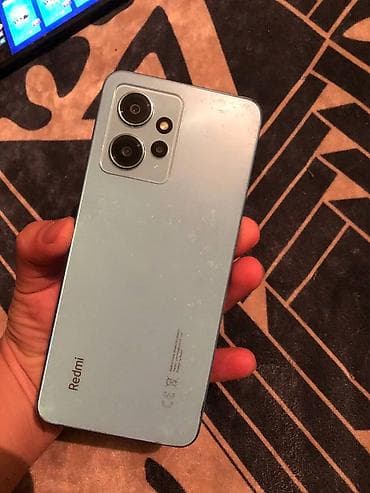 samsung note7: Redmi, Redmi Note 12, Б/у, 128 ГБ, цвет - Голубой, 2 SIM — 2