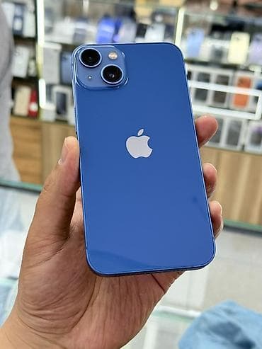 apple 5s iphone: IPhone 13, Б/у, 512 ГБ, Синий, Защитное стекло, Чехол, 97 % — 1