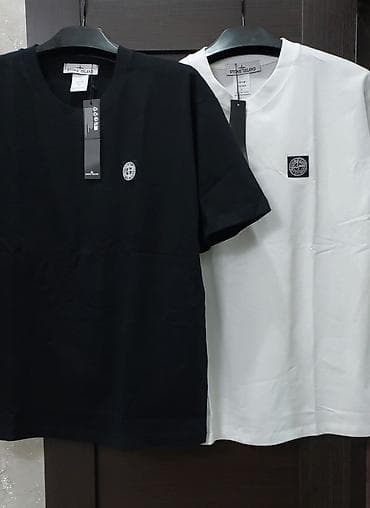 stone island: Футболки Stone Island, размер L, XL базовые модели с фирменным — 4