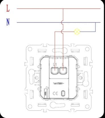 touch маркеры: Двухклавишные настенные выключатели, квадратная форма, минималистичный — 6