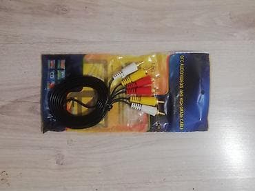 Техника и электроника: Кабель аудио/видео RCA-RCA ("колокольчики") 1,5м для компьютеров, ТВ — 2