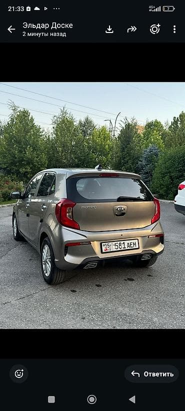 Продажа авто: Kia Morning: 2020 г., 1 л, Автомат, Бензин, Хэтчбэк — 4