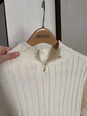 тёплая кофт кардиган: Кофта, Зима, M — 4