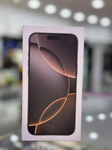 IPhone 16 Pro Max, Б/у, 256 ГБ, Золотой, Коробка, 94 %