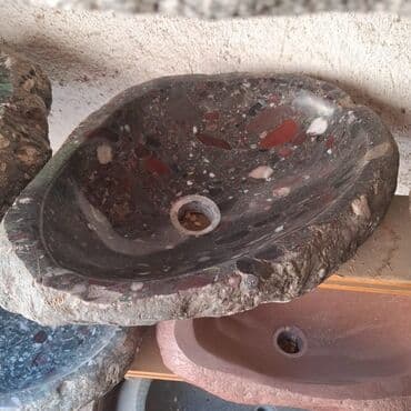 столешницы из натурального камня: Раковины из речного камня и гранита — 12