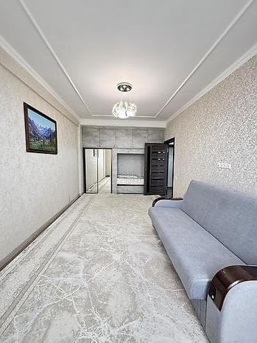 теплый дом: 1 комната, 46 м², Фрунзе мкр., Элитка, 9 этаж, Евроремонт — 4