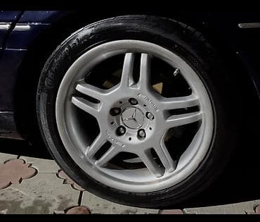 bmw diski: Литые Диски R 17 AMG, Комплект, отверстий - 5, Б/у — 4