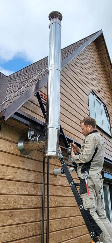 газком: Профессиональный монтаж и ремонт дымоходов. Что выполняем: - — 4