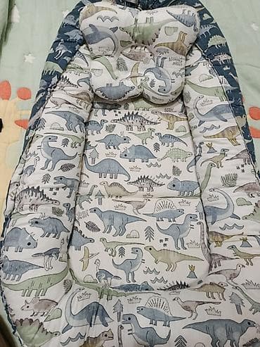 Детский кокон-гнездышко с подушечкой-«бабочкой» для новорождённого