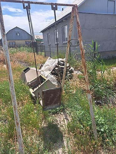 Садовые качели Металл, Со спинкой, Без крыши — 3