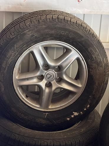 Колеса в сборе 225 / 70 / R 16, Всесезонная, Б/у, Комплект, Внедорожные (АТ/МТ), Литые, отверстий - 5