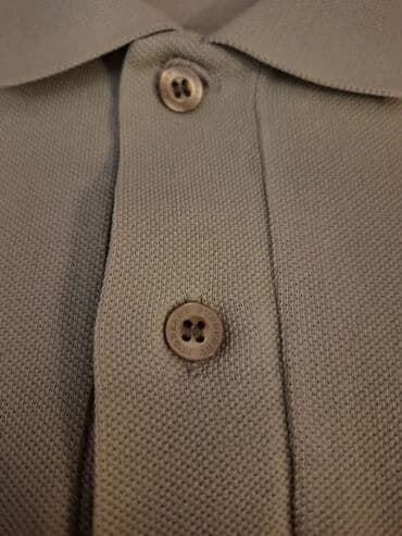 pull bear: Мужская футболка, M, Burberry, Б/у, цвет - Бежевый, Платная доставка — 4