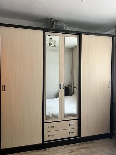 Сатылат спальный гарнитур Шкаф 2 тумбочка Комод Спальня Баасы