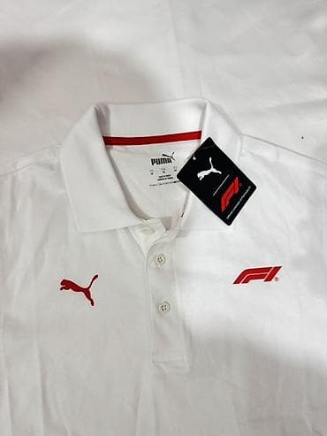 versace: Мужская футболка, M, Puma, Новый, цвет - Белый, Самовывоз — 2