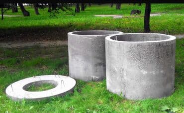 заводской аквариум: Железобетонные кольца для колодцев и септиков и туалет. - Материал — 2