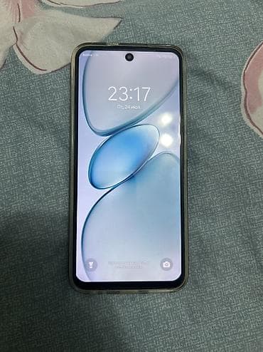 Tecno Spark Go, Б/у, 128 ГБ, цвет - Голубой, 2 SIM
