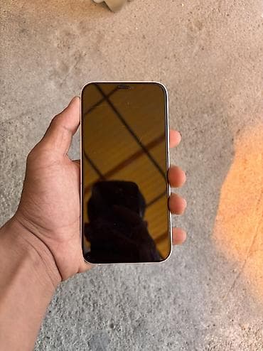 ipad 16: IPhone 12, Б/у, 128 ГБ, Белый, Защитное стекло, Чехол, 99 % — 2