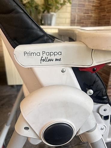 баа: Тамактандыруучу отургуч, Колдонулган, Peg perego, Трансформер, түсү - Ак — 2
