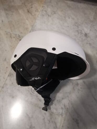 теннисная ракетка настольный: Сноубордический/лыжный шлем JNA SNOW, матовый белый - Сертификация — 3