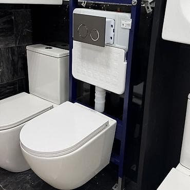 Унитаз Подвесной(Инсталляция), Материал: Фарфор