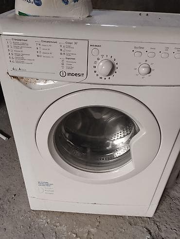 Стиральная машина Indesit, фронтальная загрузка. Основные параметры lalafo.kg да Стиральная машина Indesit, фронтальная загрузка. Основные параметры