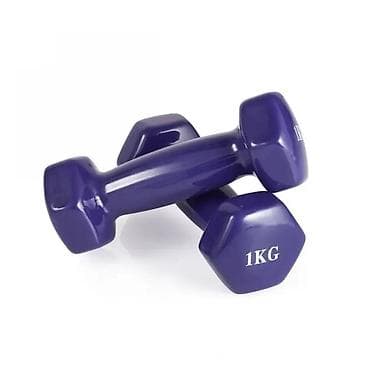 Гантели неразборные, виниловые, 1 кг каждая (пара). - Материал