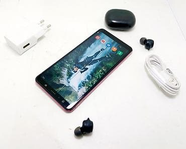 samsung a30: Samsung Galaxy A7 2018, Б/у, 64 ГБ, цвет - Розовый, 1 SIM, 2 SIM — 5