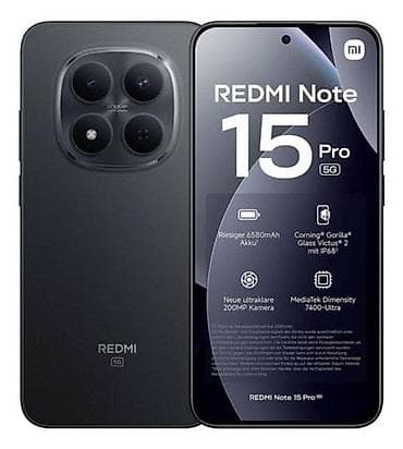 redmi note 12 pro max: Redmi, Redmi Note 15 Pro, 256 ГБ, цвет - Черный — 2
