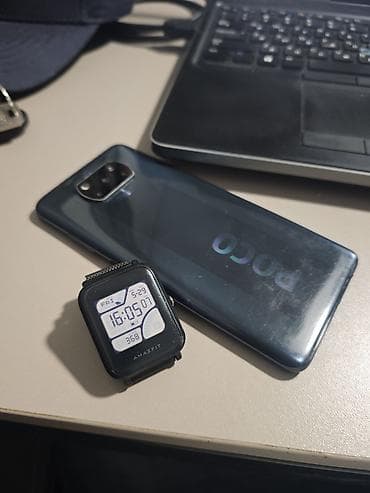 honor x6c: Poco X3 Pro, Б/у, 128 ГБ, цвет - Голубой, 2 SIM — 1
