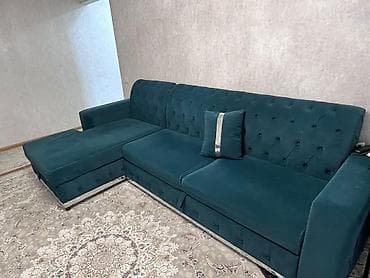 Угловые диваны: Угловой диван, C подушками — 2