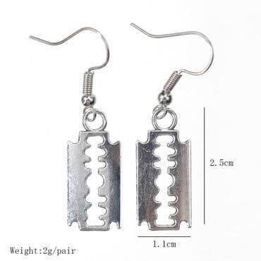 брит: Серьги в форме лезвий НС — смелый и дерзкий аксессуар для тех, кто — 3