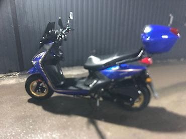 муравей машына: Скутер/мопед спортивного стиля - Кузов: агрессивный дизайн, синие — 3