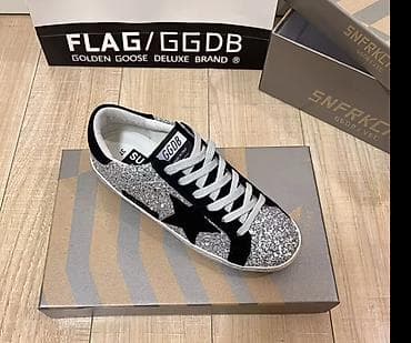 superstar: Кроссовки, 36, 37, Golden Goose, Б/у, цвет - Серебристый, Самовывоз — 2