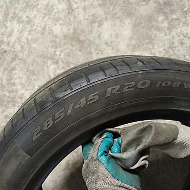 асфальт рез: Шины 285 / 45 / R 20, Лето, Б/у, 1 шт, Внедорожные (АТ/МТ), Pirelli — 3