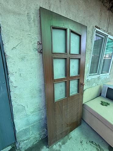 стекол: Межкомнатная дверь, Б/у, Со стеклом — 3