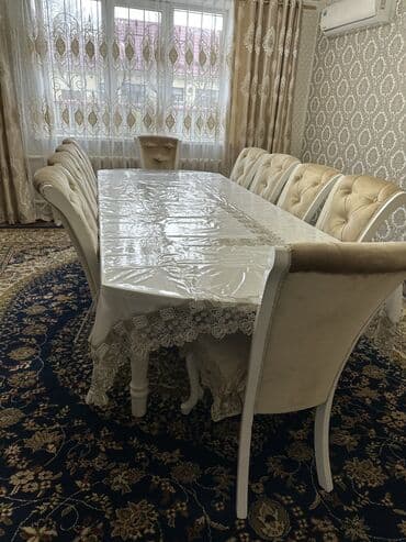 офисное кресло бу бишкек: Стол и стул для зала, Б/у, Самовывоз, цвет - Белый — 2